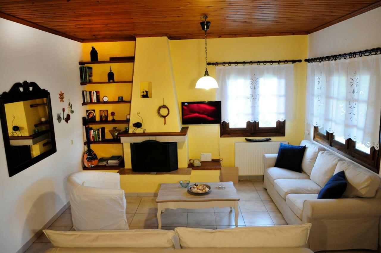 Athos View Villa By The Sea ออร์โมส ปานากีอาส ภายนอก รูปภาพ