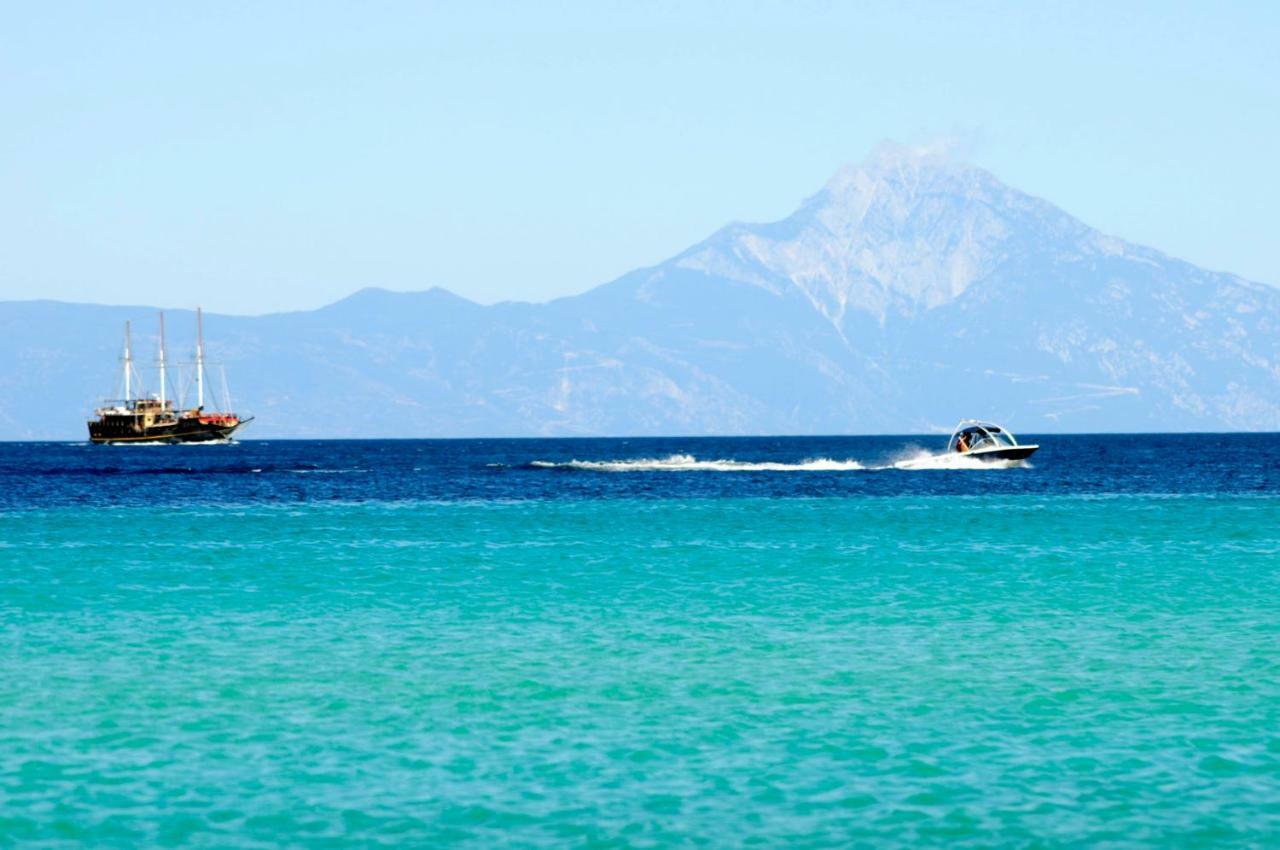 Athos View Villa By The Sea ออร์โมส ปานากีอาส ภายนอก รูปภาพ
