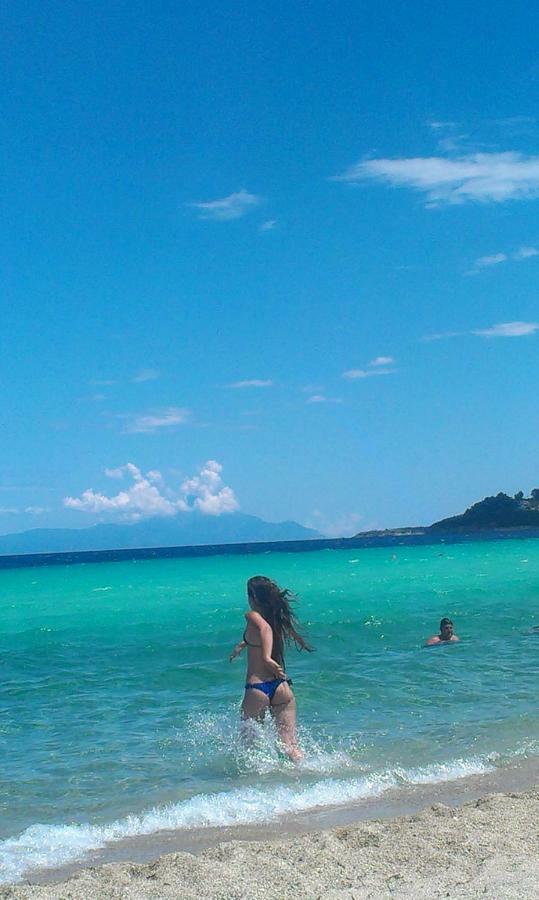 Athos View Villa By The Sea ออร์โมส ปานากีอาส ภายนอก รูปภาพ